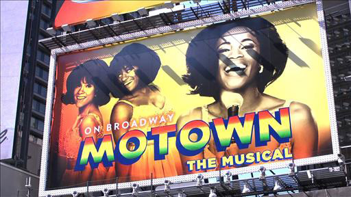 MOTOWN Billboard in Times Square